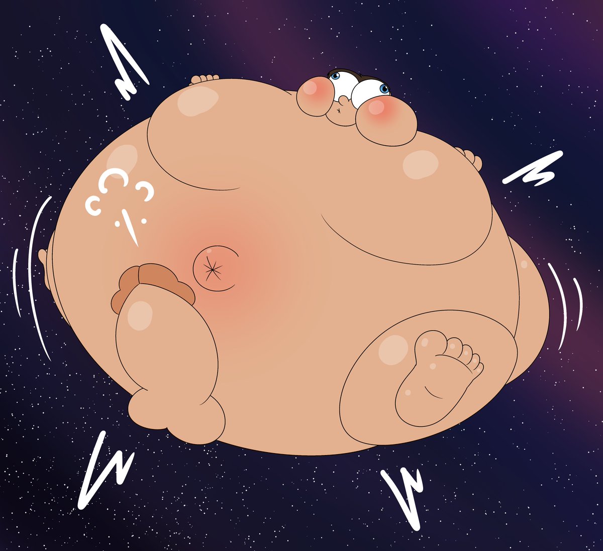 Mattyk2345's tweet photo. Starry's been bloated up in the moon dome.. Not much space in there for anything else, let alone enough space for him~ β¨
Meanwhile, Matt's bloating in space~!
Art trade with @creme_balloon
Mine -β¬
οΈ Theirs -β‘οΈ
Thank you~!
#TF #Transformation #UberInflation #Bodyinflation https://t.co/Z6N7T4rTOw