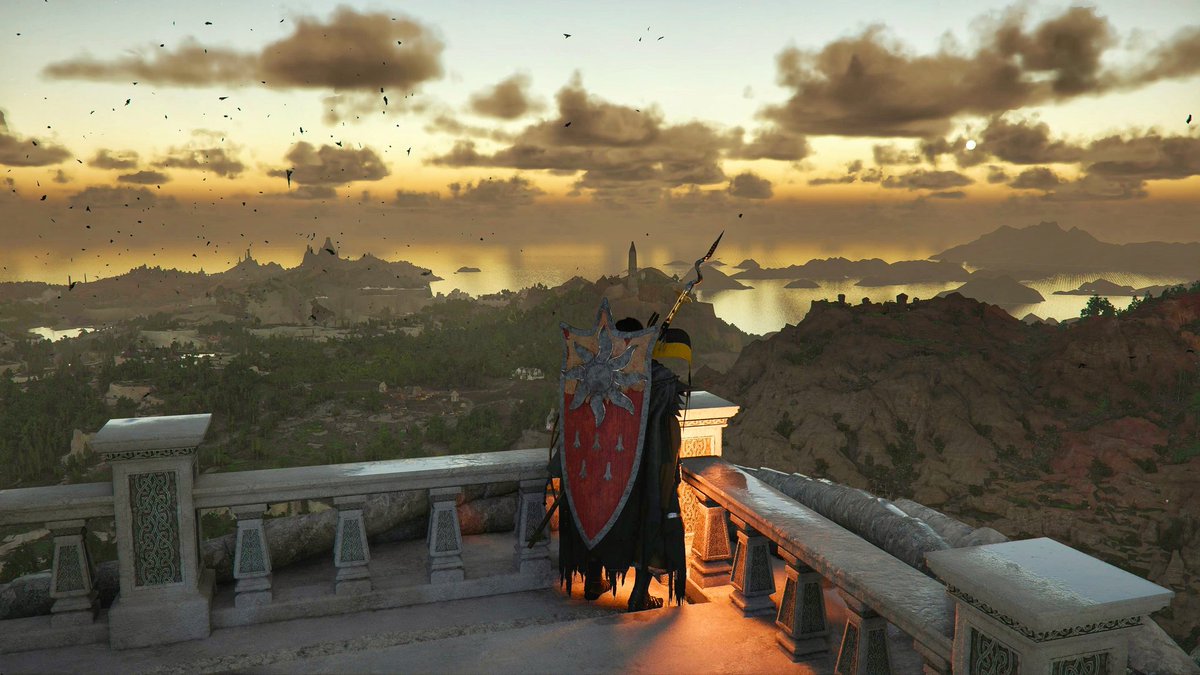 おはようございます！

この作品、ゲーム内で24時間という時が流れるのだが、時の流れの描写がとってもリアル
美しい景色を見るために立ち止まる事が多々あるのだった✨
#紅の砂漠
#CRIMSONDESERT