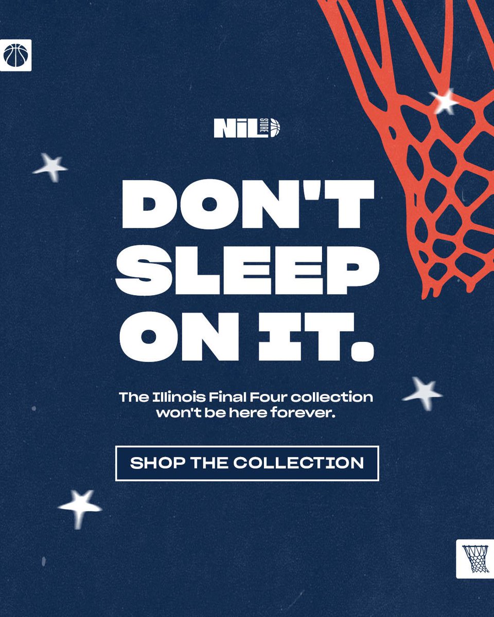 illinistore's tweet image. An incredible run from an incredible team.

The @IlliniMBB Final Four collection is still available. Shop now and don’t miss out on the last chance to support your favorite players from this year’s team! 🔸🔹

➡️nil.store/illinois/colle…
