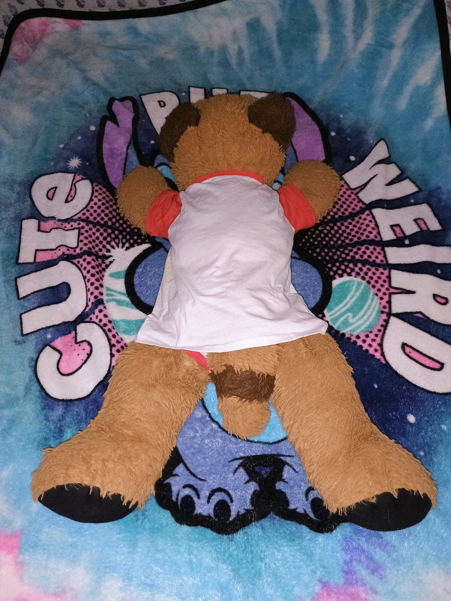 Shaggy2Yote's tweet photo. Puppy got a cute new outfit for his best friend Arthur, and yes the blanket's subliminal message isn't lost on me... #stuffie #plushie #redpanda #pawpatrol #Marshall https://t.co/Dn9yHD2XXg