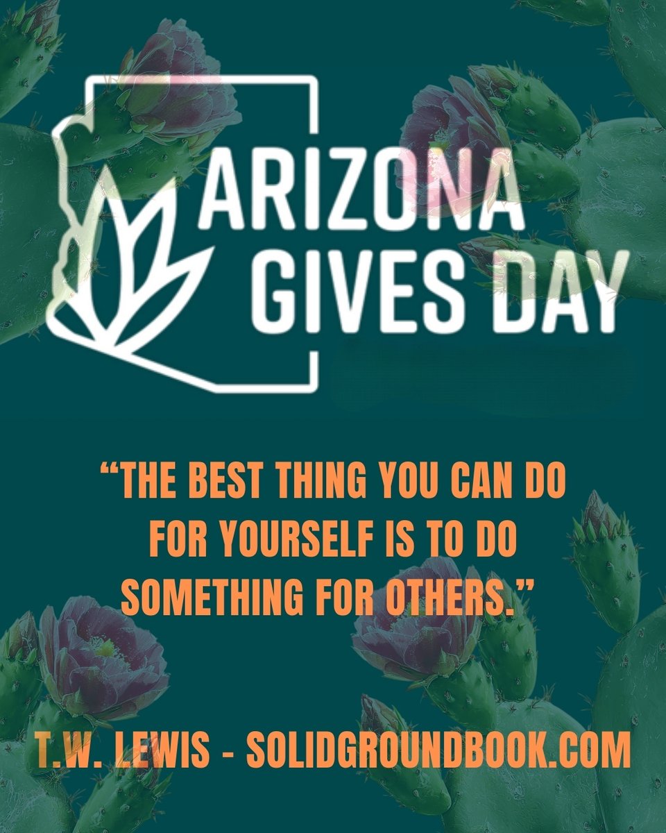 twlewis_'s tweet photo. Arizona Gives Day is here! 🌵 And if you’re not able to give, consider volunteering! Generosity in all forms is what keeps our communities strong. Visit https://t.co/eAqzKjZA4Z https://t.co/FhWBEiH2dU