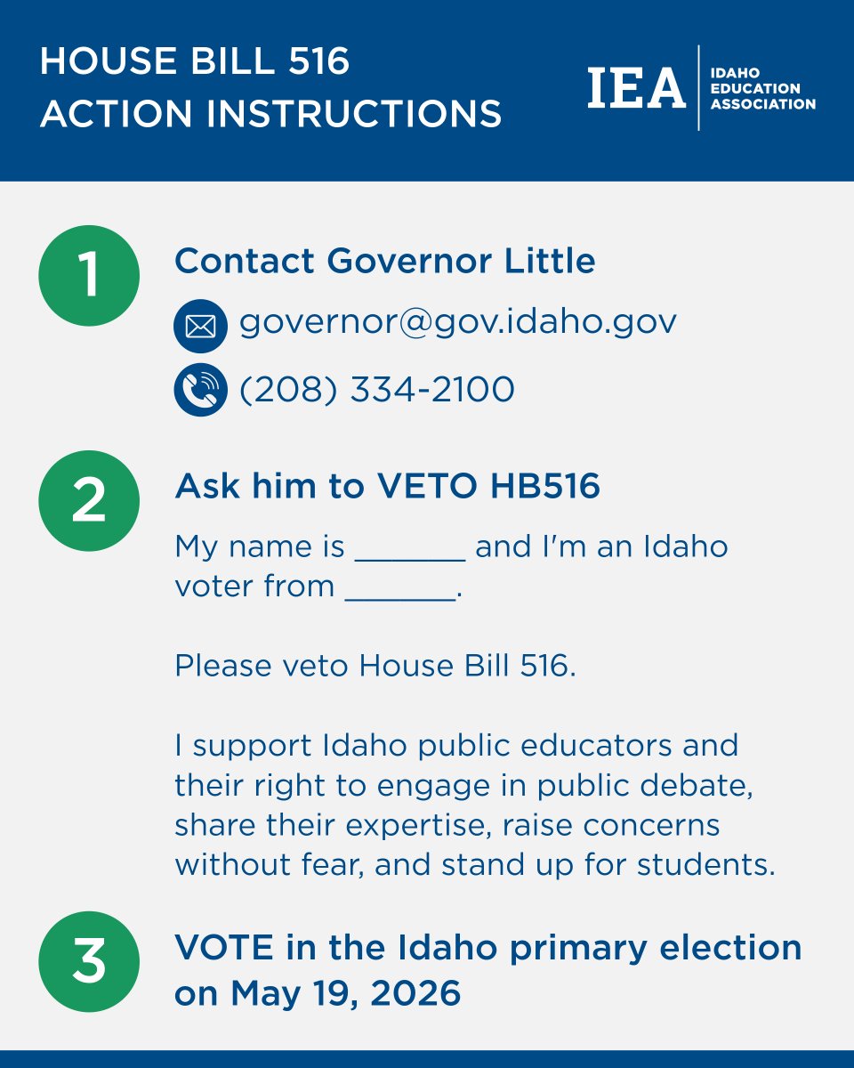 Idaho Education Association tweet media
