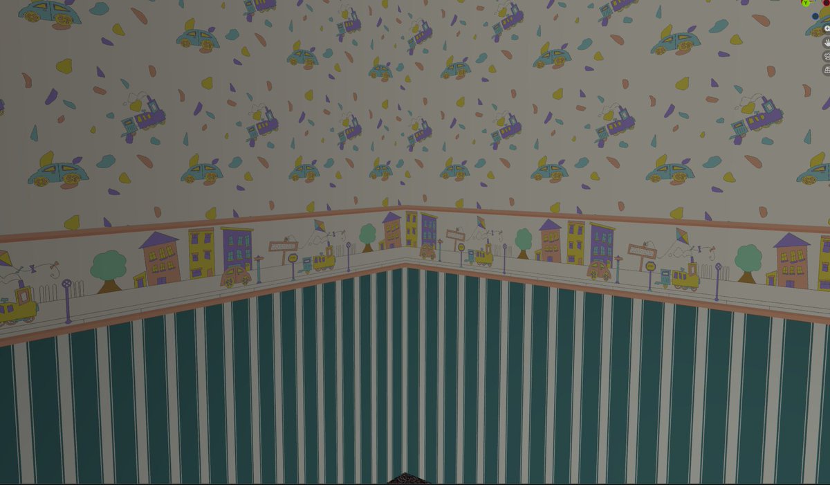 PhantasmRain's tweet image. Have re-created the wallpaper I had when I was a child. Did this using #Aseprite and #substancedesigner 🚃