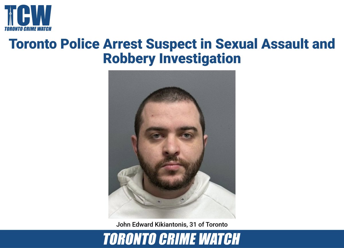 Toronto Police Arrest Suspect in Sexual Assault and Robbery ...