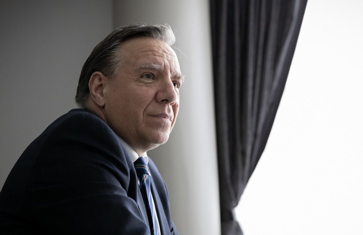 cultmtl's tweet photo. “I’ll remember François Legault for scapegoating immigrants for violence, extremism and the alleged existential threat they pose to Quebec society.

“I’ll remember his Quebec constitution that infringed on minority rights, and for insisting systemic racism doesn’t exist.”

#polqc https://t.co/9qoBrr6Mf7