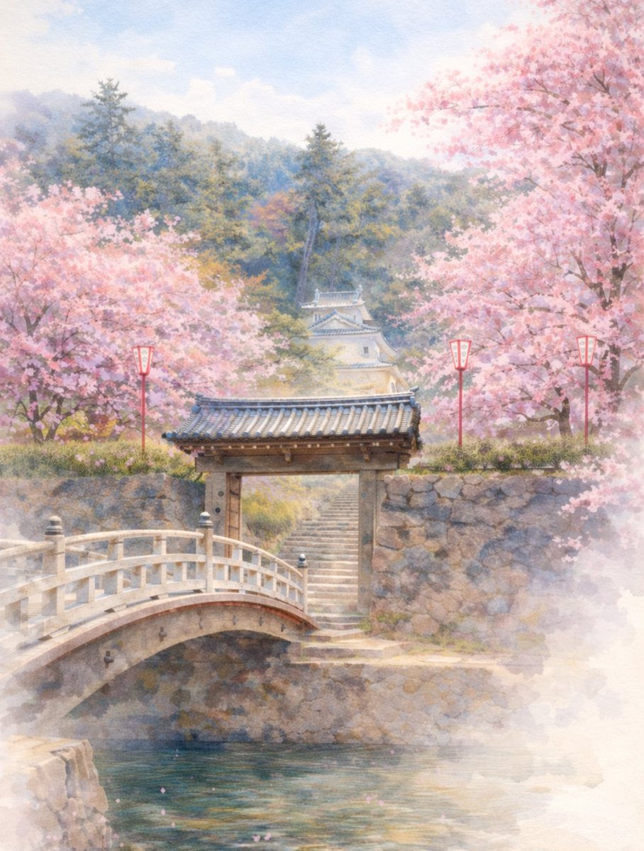 城のある風景 tweet media