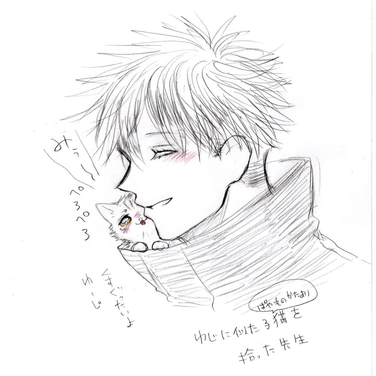 昨日は寝落ちしたのでぱや毛と戯れる先生置いときますごゆです