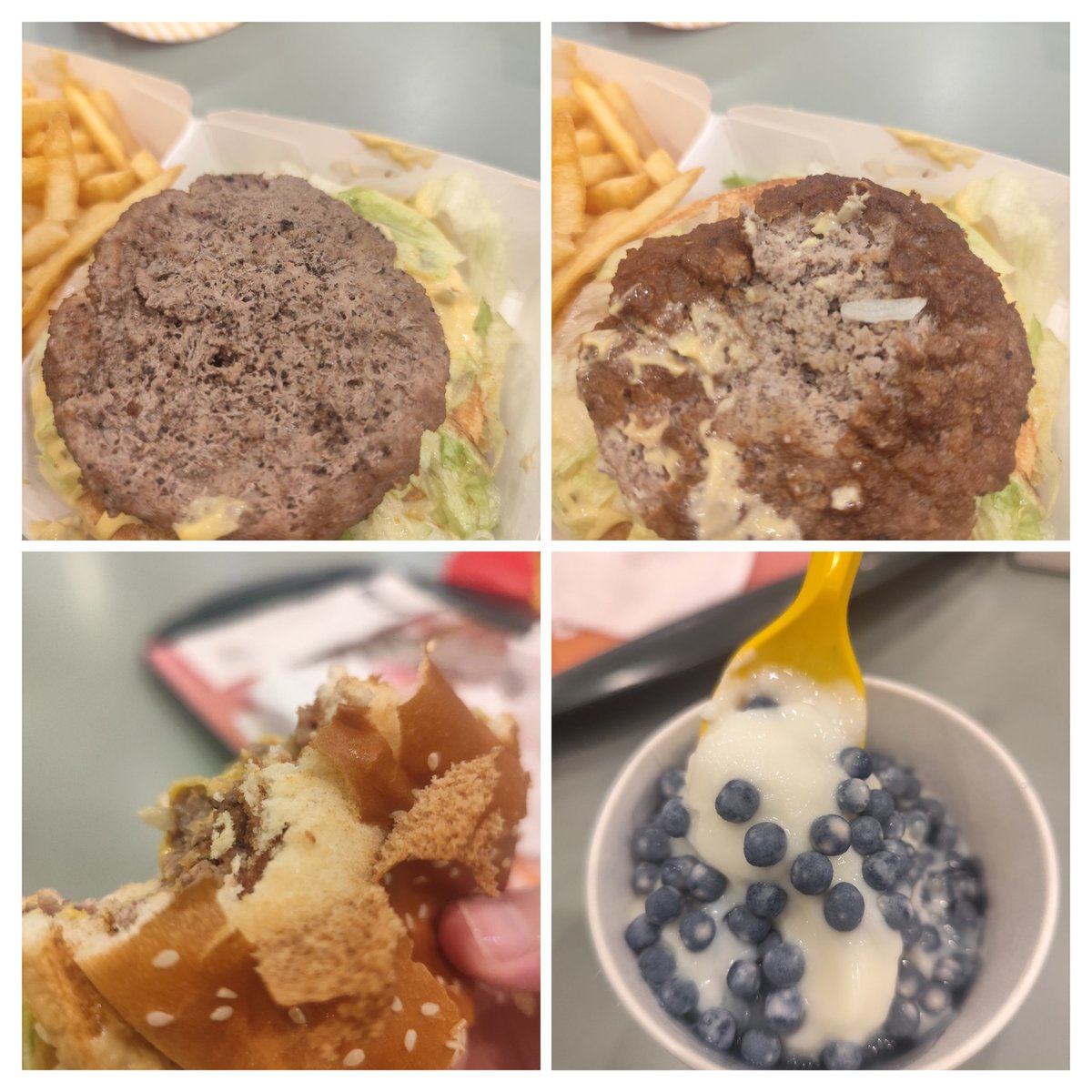 superbotafogo's tweet photo. Como consumidor há mais de 40 anos do @McDonalds_BR é triste ver a decadência da qualidade dos produtos comercializados. Isso aqui não tem como ser 100% carne bovina. O pão não tem mais o mesmo gosto. Ainda comprei o sundae que sabemos que não é mais sorvete (cont.) https://t.co/1teKDFgmDC
