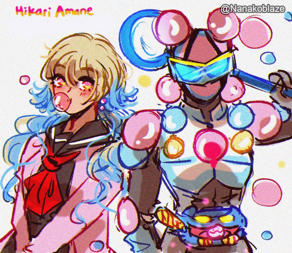 Chapter 4: Pudding and Scar (bonus) Early sketches of grown up Hikari ...