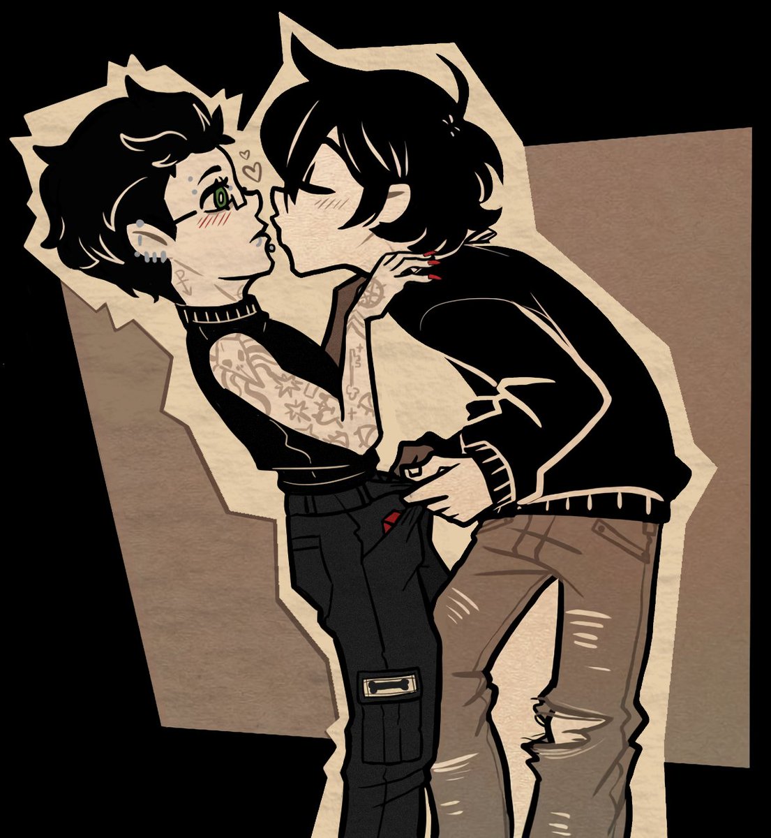 LonelyFoxMilo's tweet photo. "Thank you. For staying."

"You make a rotten soul feel alive."

#tcoaal #AndrewGraves #tcoaalfanart #thecoffinofandyandleley #tcoaaloc #yumeship #thecoffinofandyandleleyfanart https://t.co/8ycGLHCXXH