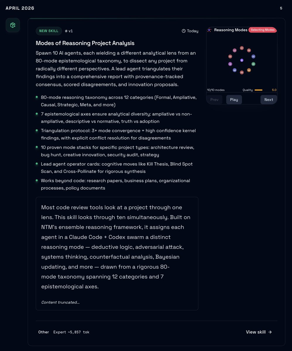 推理模式项目分析skill
