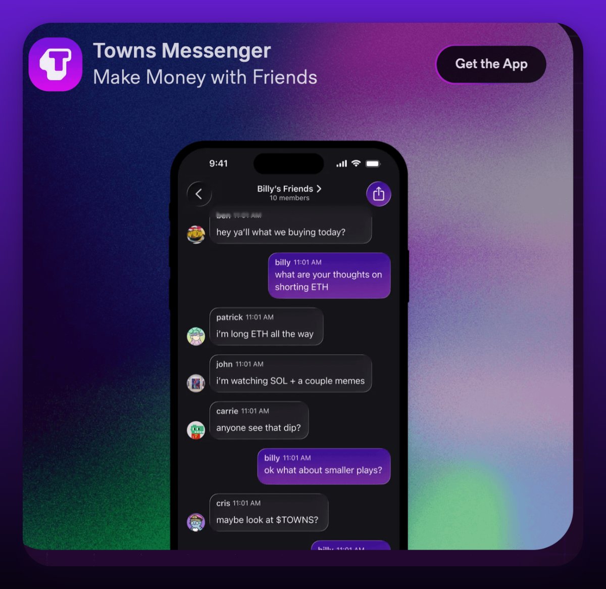 Towns App tweet media