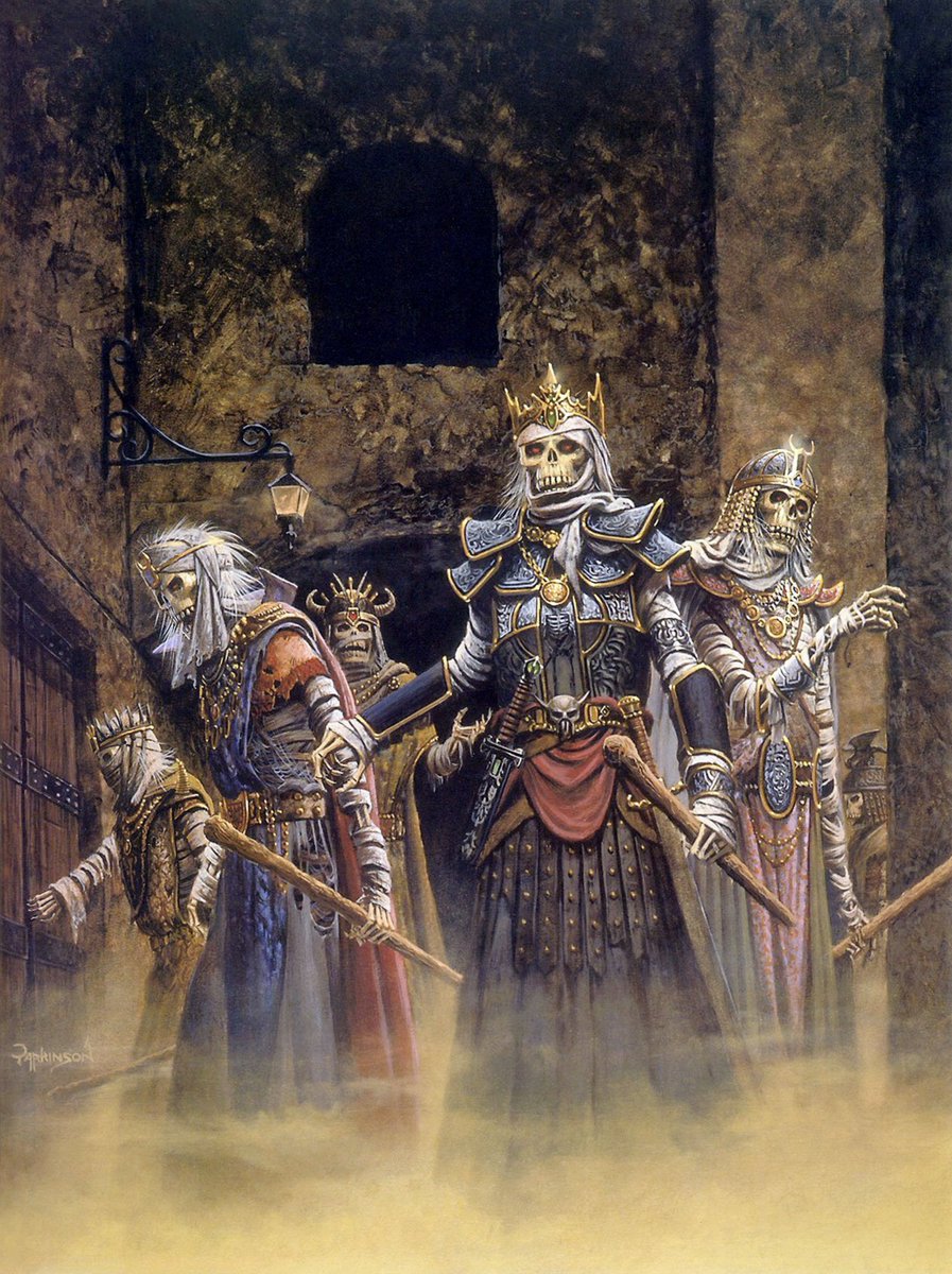 cimerians's tweet image. Advanced Dungeons &amp;amp; Dragons Lankhmar: 'Swords of Deceit' cover art Keith Parkinson (1986)
#DnD #ttrpgs