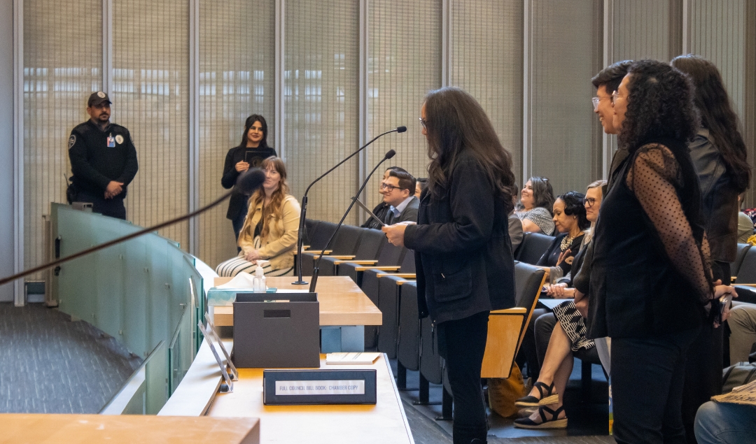 SeattleCouncil's tweet photo. Today councilmembers recognized and proclaimed April to be Sexual Assault Awareness Month in Seattle. https://t.co/9QZcNCWvuf