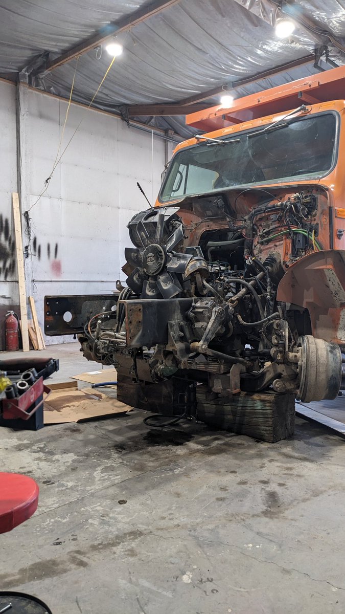 Progress on the beast, engine pull next.