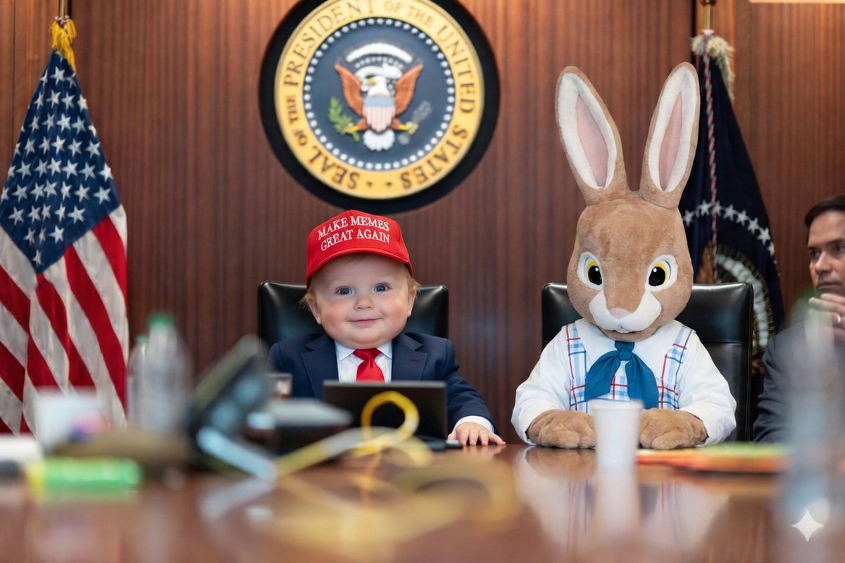 Baby Trump tweet media