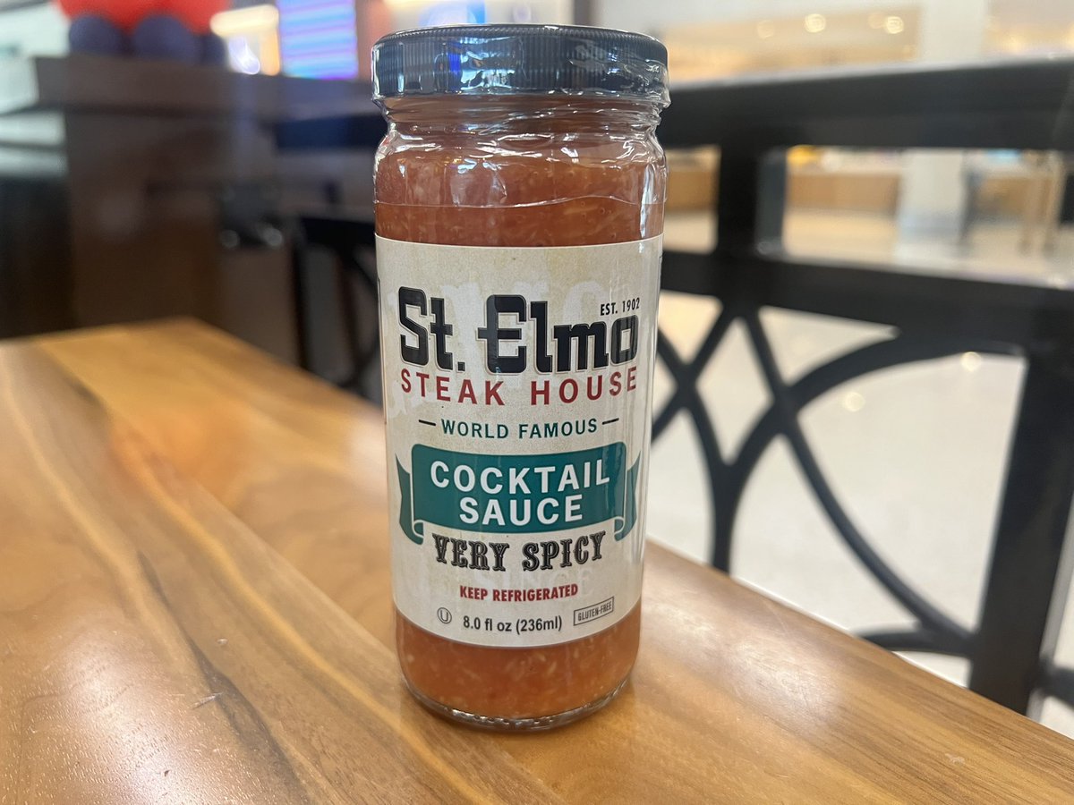 ArashMarkazi's tweet photo. Yet another reason to love Indianapolis: Arguably the best airport restaurant in the country in Harry &amp; Izzy’s where you can get one last St. Elmo’s shrimp cocktail and take home the world famous cocktail sauce in your carry-on after you’ve already passed TSA security. https://t.co/sswhjTnkXP