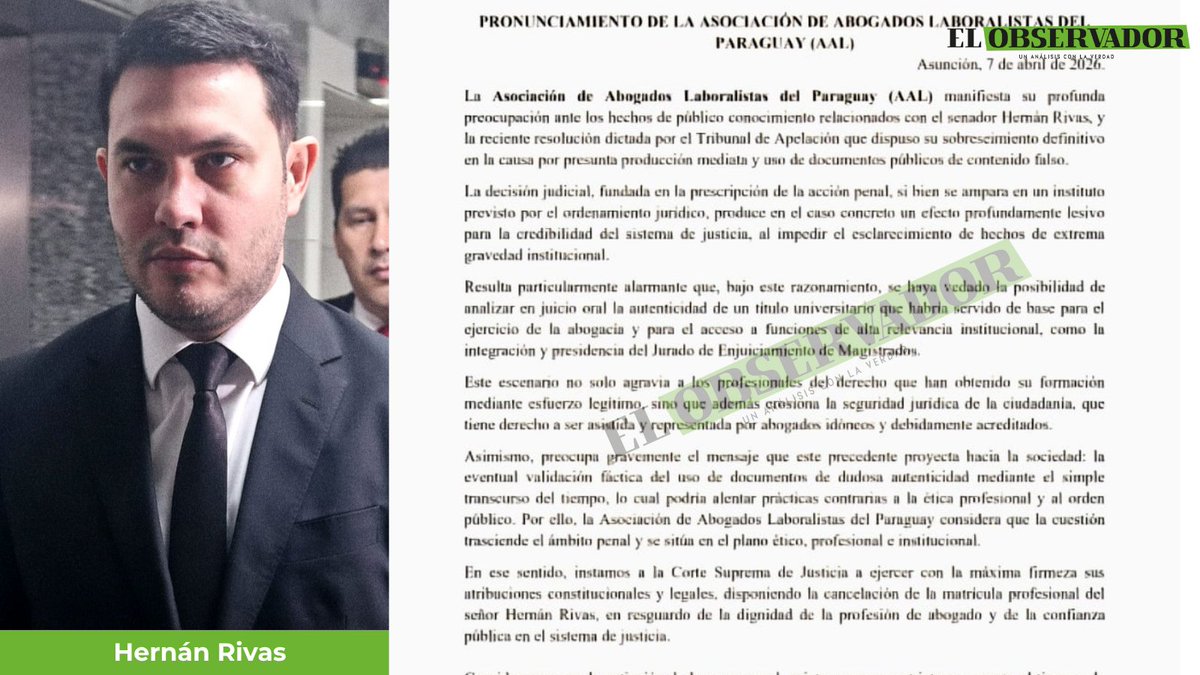 El Observador tweet media
