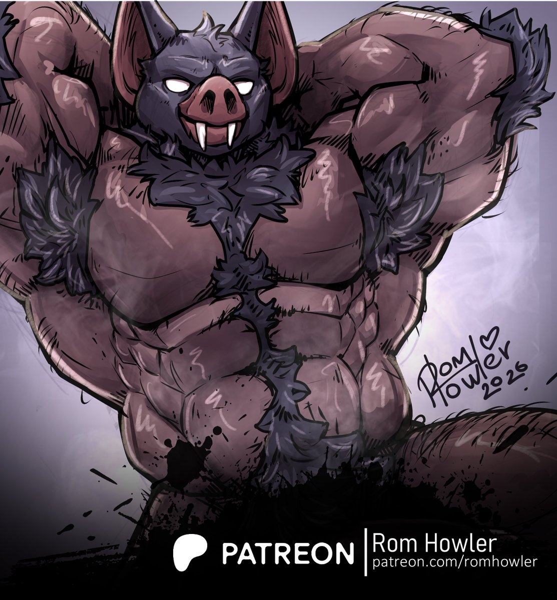 Rom Howler 💙💜💗 tweet media