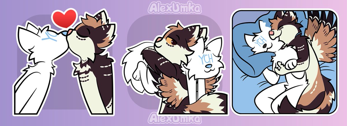 🤭YCH stickers for <a href="/Noctuess/">Noctues</a> !