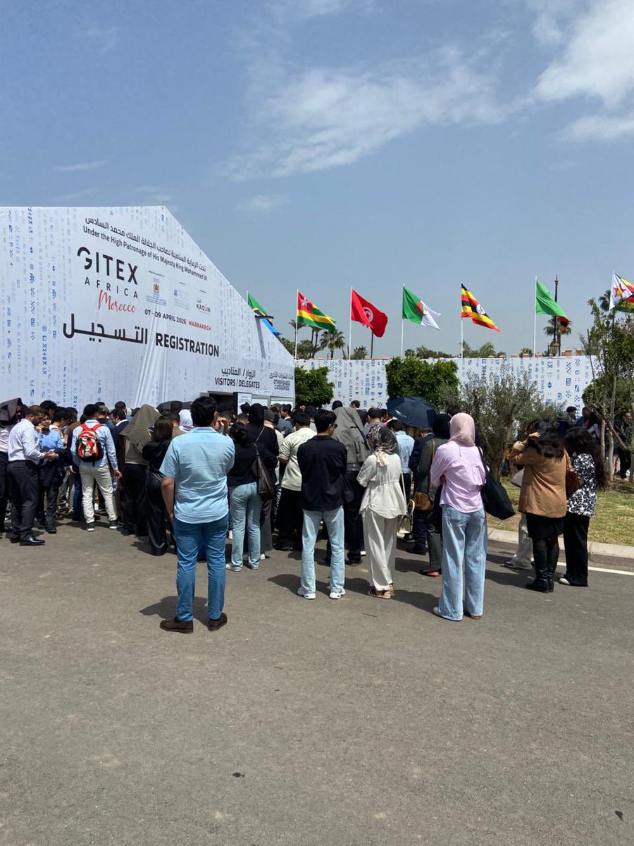 ABOURICHA's tweet photo. Marrakech accueille la 4ème édition du Gitex Africa du 7 au 9 avril 2026, confirmant son rôle de hub technologique continental Cet événement majeur sur l'esplanade Bab Jdid met en lumière l'IA et la cybersécurité pour stimuler l'économie numérique africaine https://t.co/1wxr1d8PsS