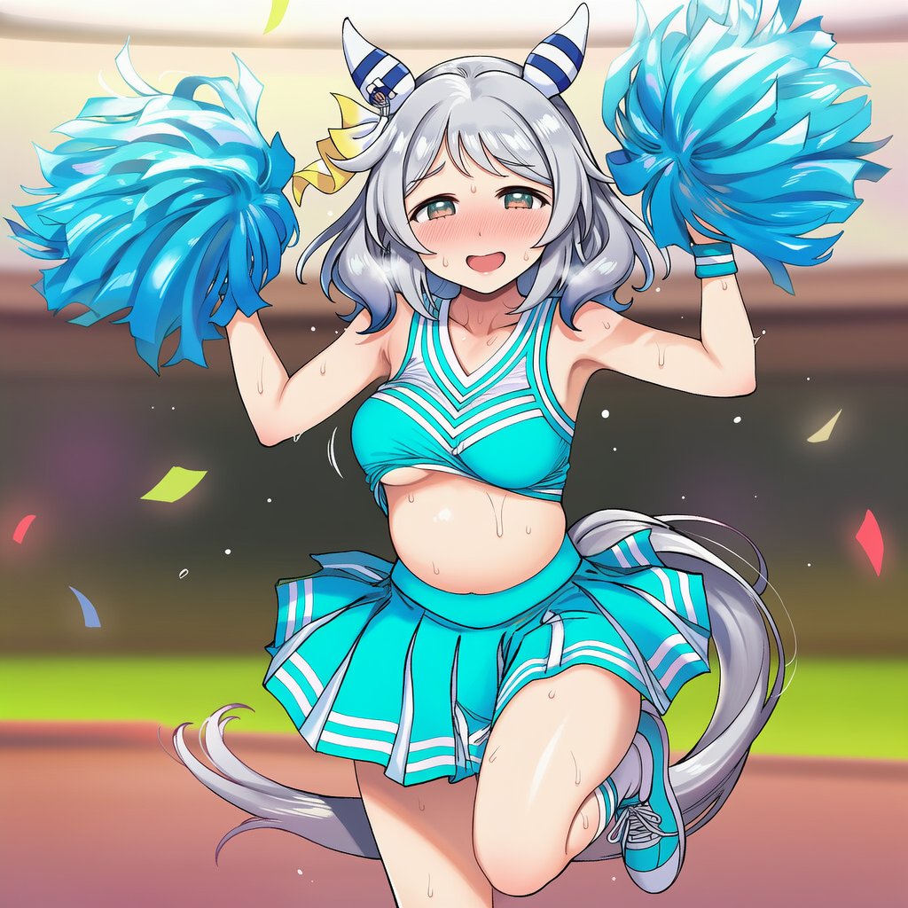 karonMCLV's tweet photo. #ウマ娘
#生成AI
#ヒシミラクル https://t.co/srAHbnD5LH