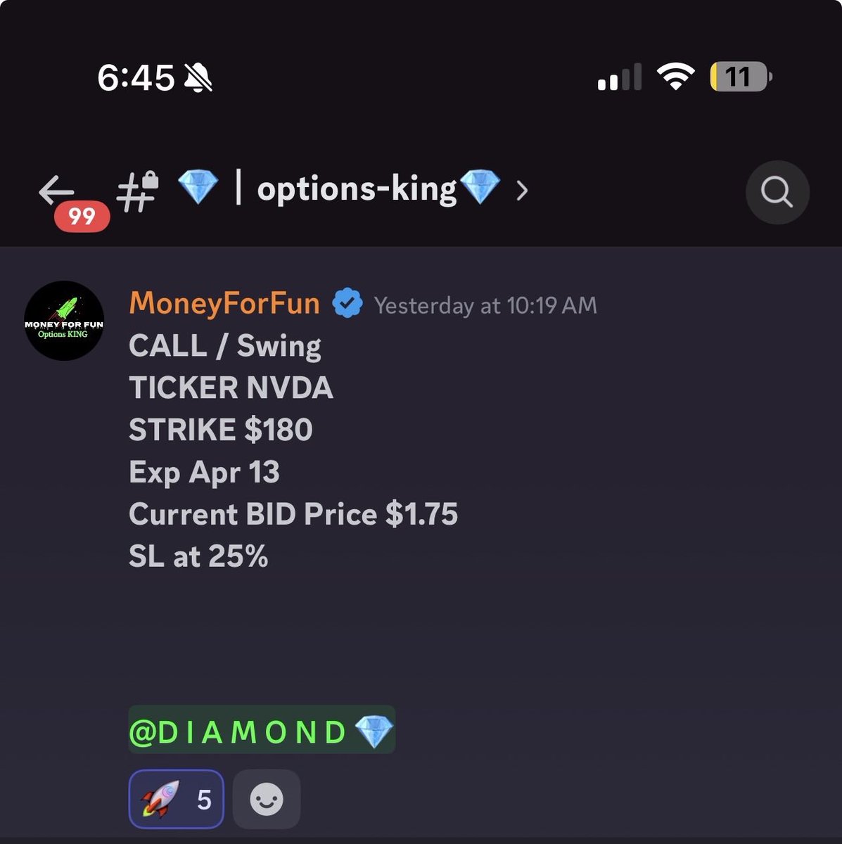 Options King tweet media