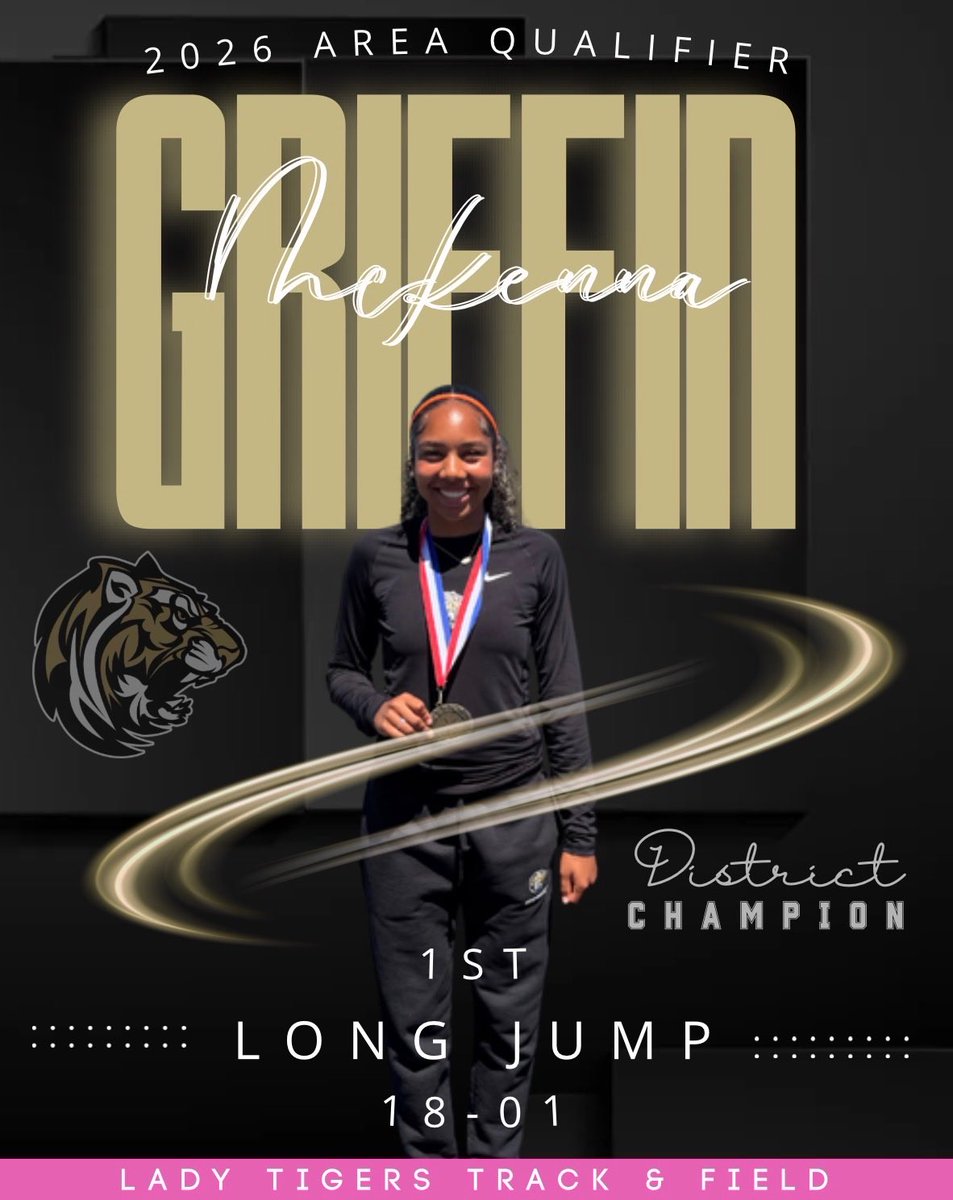 ogden_shannan's tweet photo. Putting it together at the correct time is Griffin. Jumping her Seasonās Best in Long jump. Keep flying high kid. #upnextarea #sicemtigers ā¦@Conroeathleticsā© ā¦@CoachHardemanā© ā¦@Tasha_Smith78ā© https://t.co/6kx7xurUKX