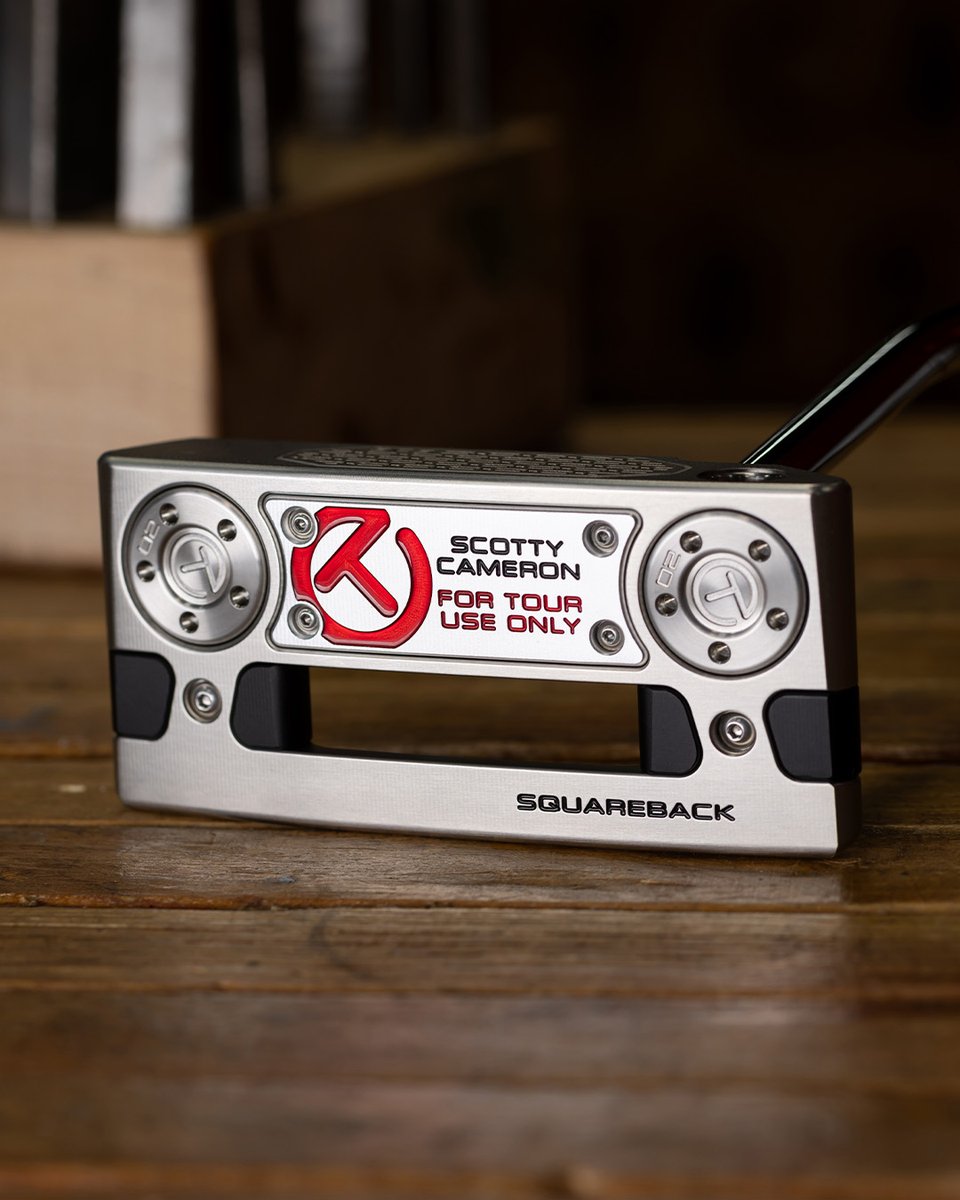ScottyCameron's tweet image. Coming soon to Scotty's online gallery, this 34-inch Studio Style Squareback Tour putter is a true Circle T gamer with world-class alignment and design features to promote a square setup and confident stroke.