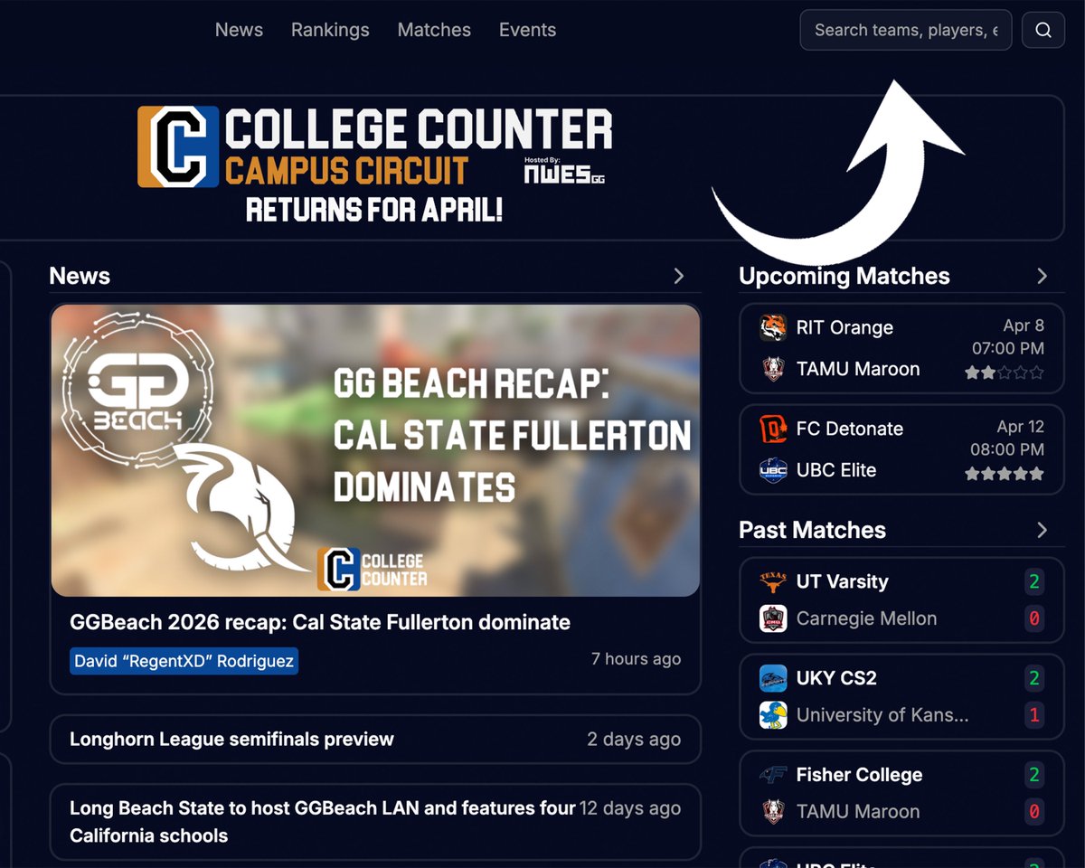 College Counter tweet media