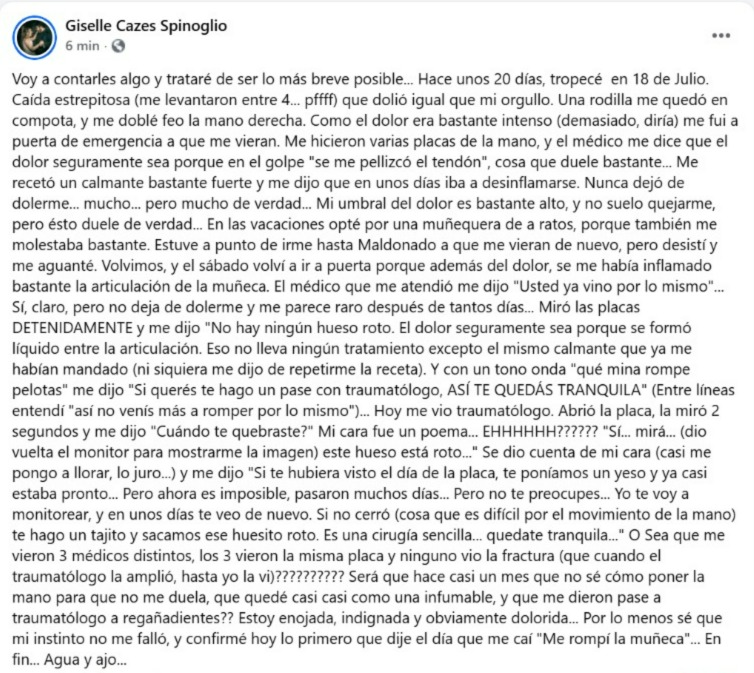 Giselle Cazes Spinoglio tweet media