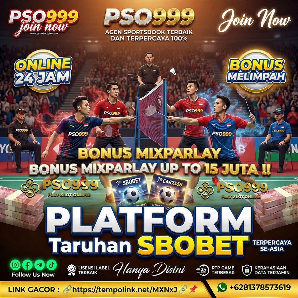 Pso999official's tweet photo. PSO999 Nikmati rekomendasi mix parlay terbaik dengan analisa pertandingan pilihan dan peluang kemenangan yang lebih tinggi. 

#PSO999 #GAMEONLINE #FYPPP #RAME #SEMUAORANG #KEROYO #MENANG https://t.co/PPmSDKIxmL