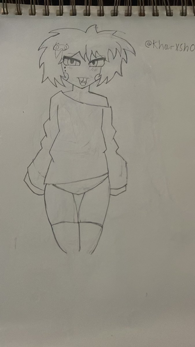 Marikkun1's tweet photo. I had art block so I decided to go draw more ocs of creator @kharxsho https://t.co/FemwXZT3mY