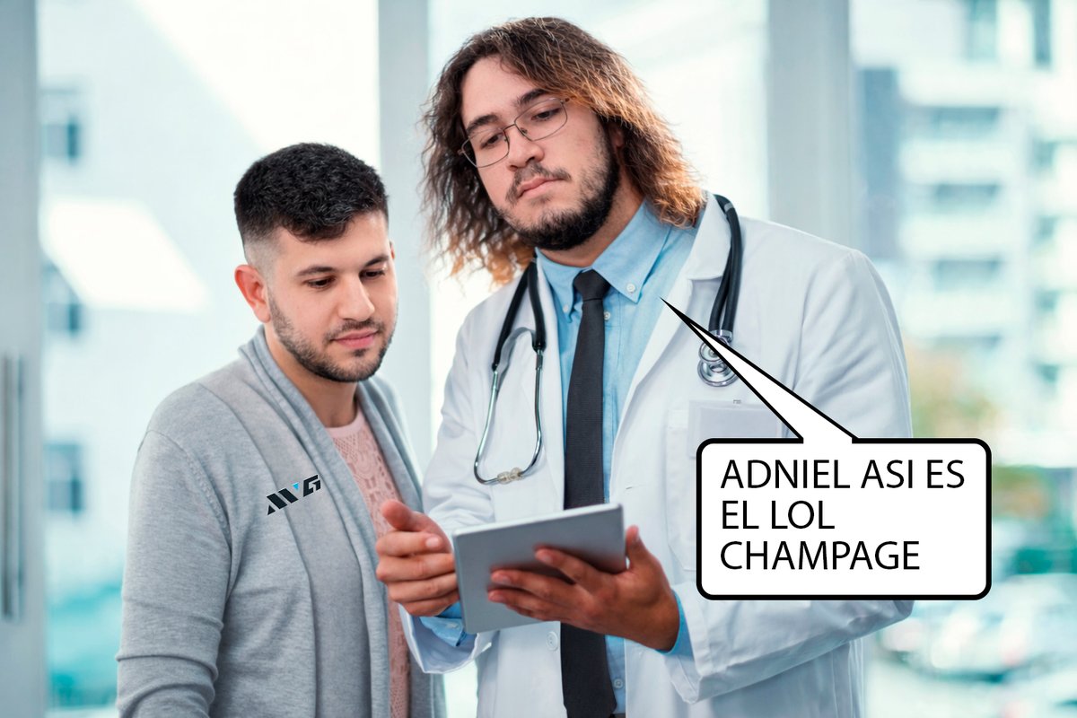 GoldenLionLATAM's tweet photo. @AdnielCoach te recordamos pagar la factura del DOC, para la próxima consulta 🔥🥵
#leagueoflegends | #latam | #lolace https://t.co/Vxpu9QRPbb