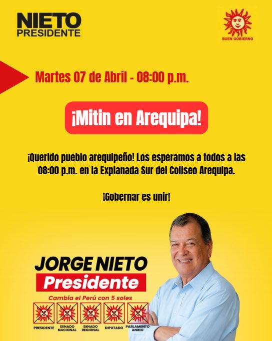 Partido del Buen Gobierno tweet media