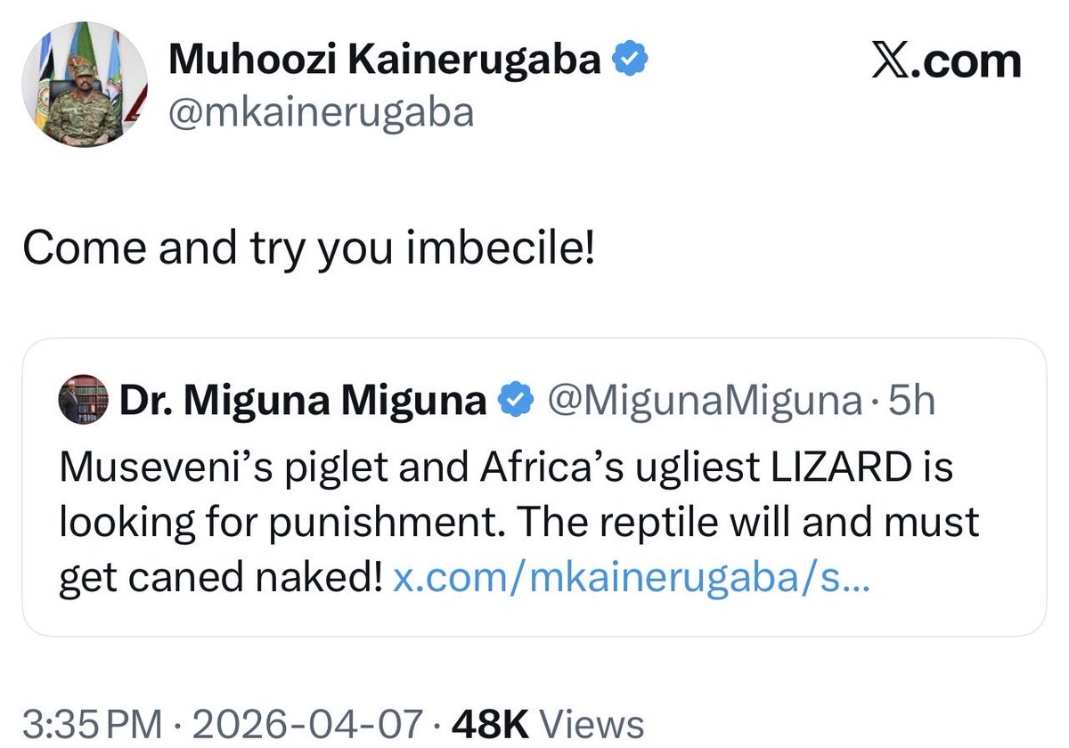 Dr. Miguna Miguna tweet media