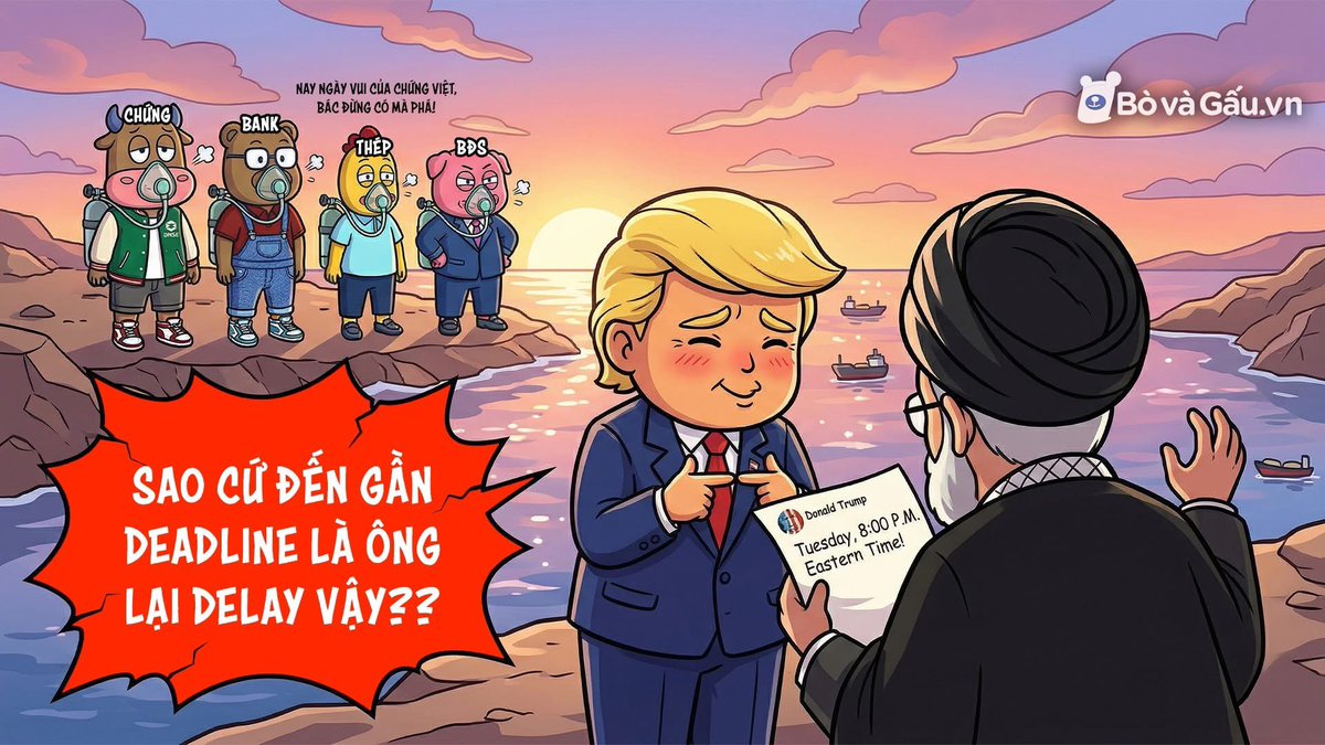 📈  THÊM TIN VUI 📈

Tổng thống Trump đồng ý HOÃN t.ấn c.ông Iran trong 2 TUẦN
