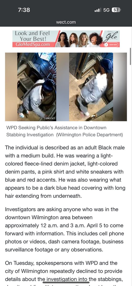 INeverTurnDown's tweet photo. He’s the one in the light blue jacket right next to the police. Miraculously, he got away. WPD managed to loose the killer & let the victim bleed out right in front of them. They let the public assist the victim and they let the suspect run away. The cherry on top is WPD requesting the same public for help locating the suspect.