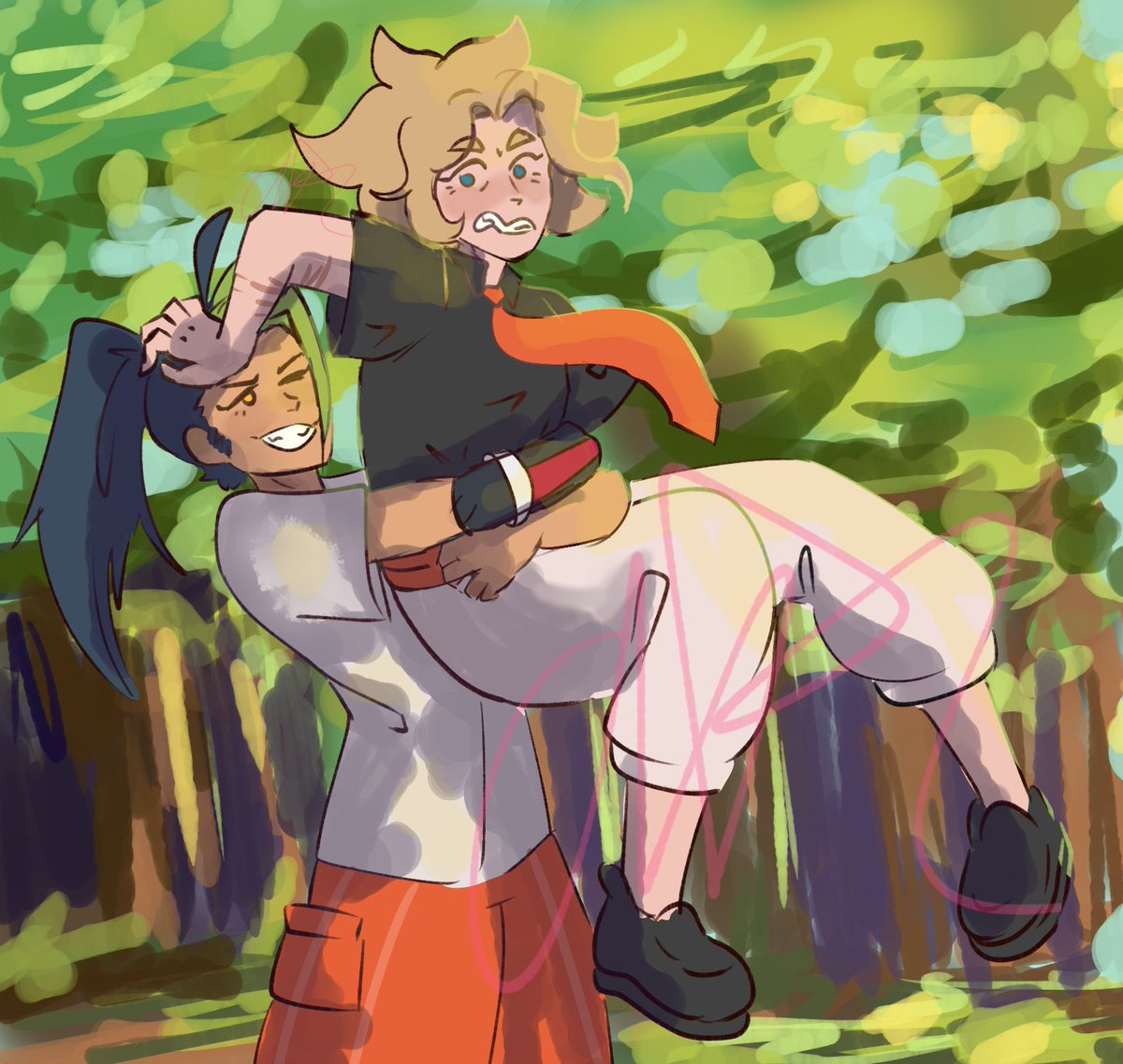 AaronXdu's tweet photo. @pokemonyumes I got 3 yumes for sv. Since paldea is aarons home region

And by bbdunks https://t.co/pCPZOyeW39