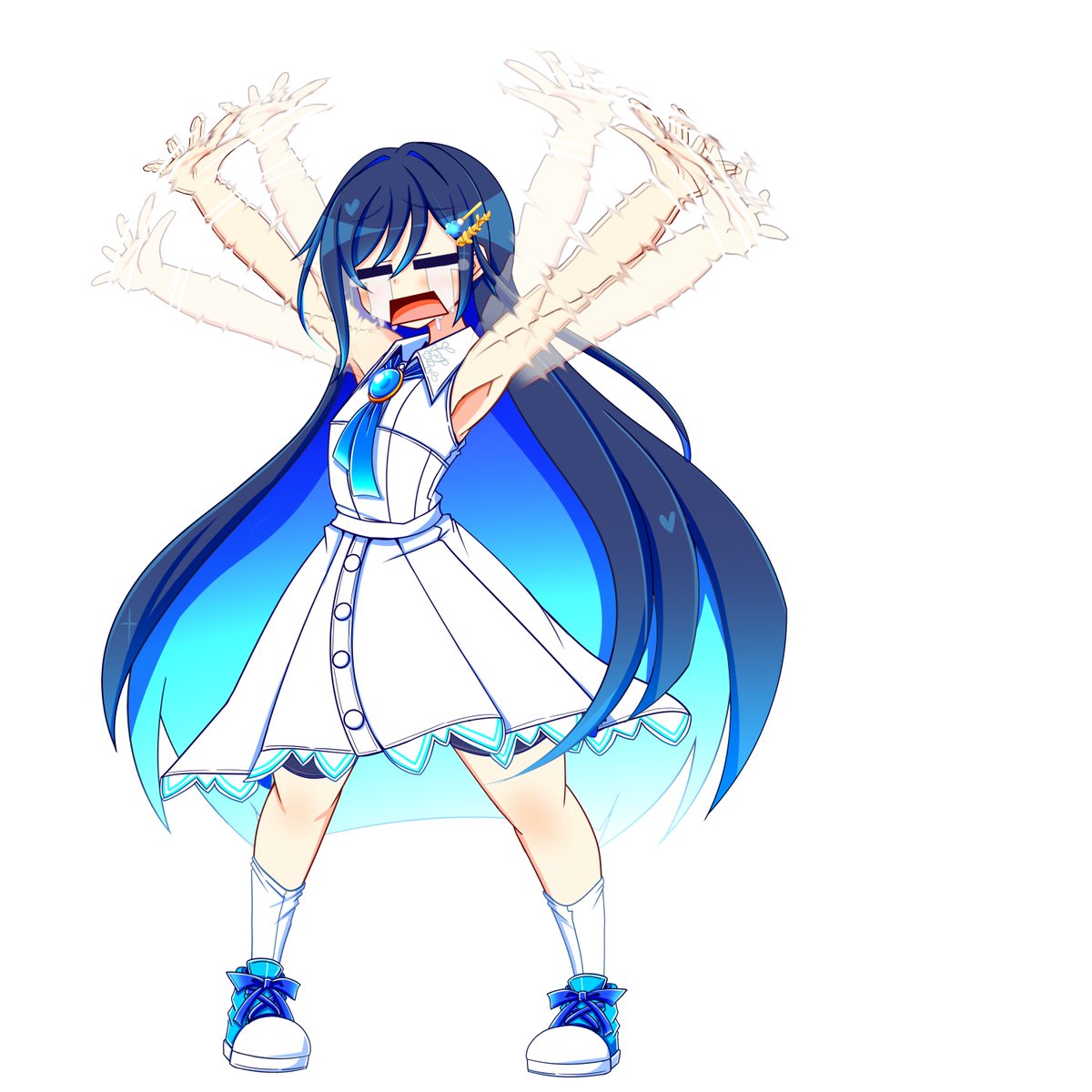 ばみちゃん進捗!後姿にライフセイバーにおててダバダバにカメラパシャ等々増えました! 