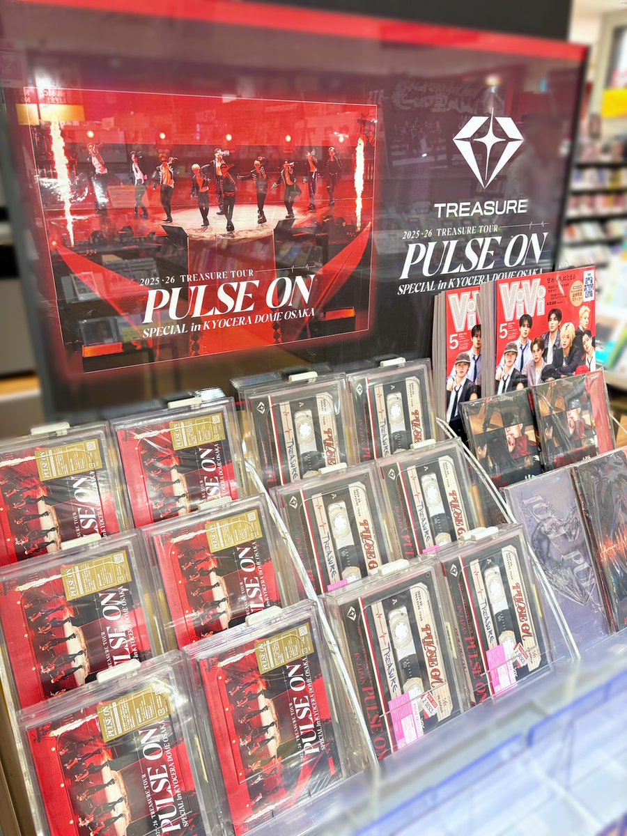 TREASURE PULSE ON DVD 特典 ラキドロ ポップアップ トレカ 2025-26 TREASURE TOUR [PULSE ON] IN JAPAN』CD/DVDブースにて、会場