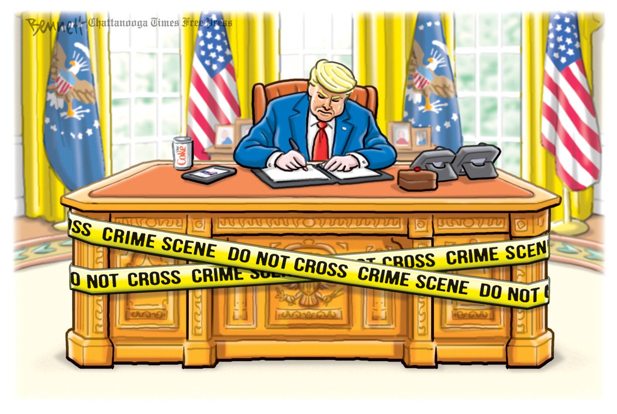 actualiteitjunk's tweet image. #Trump #IranWar‌ #WarCrimes #WarCriminal...
@BennettCartoons