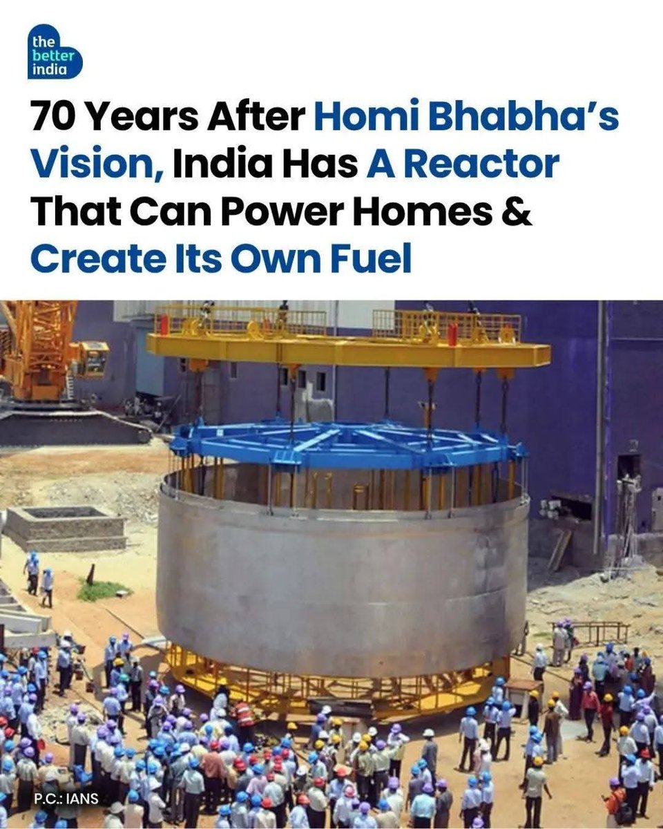 bkMisral0707's tweet photo. #Clean_Energy
स्वच्छ ऊर्जा,आत्मनिर्भर भारत और होमी जहांगीर भाभा के सपनों को पूरा करने की दिशा में भारत की एक बेहद महत्वपूर्ण और लंबी छलांग।
इस मिशन से जुड़े सभी लोगों को बधाई और शुभकामनाएं🌷🌷 https://t.co/HYGQRU5A2r