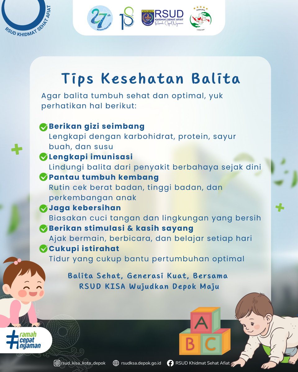 RSUD Khidmat Sehat Afiat Kota Depok (Official) tweet media