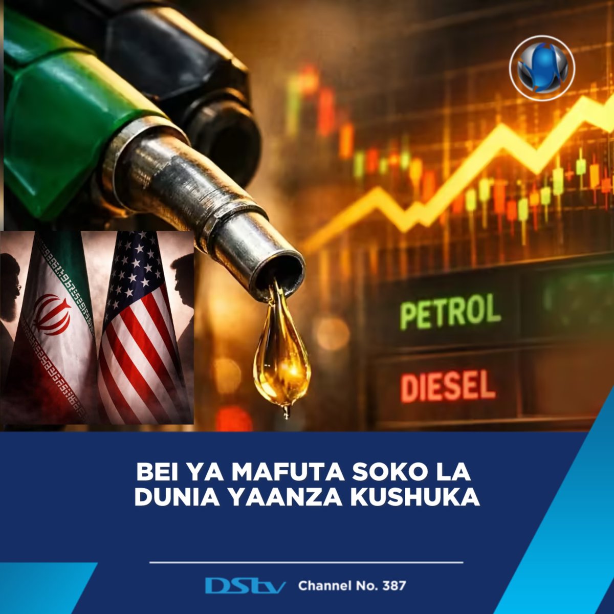 CloudsMediaLive's tweet photo. Bei ya mafuta  katika soko la dunia imeanza kushuka huku masoko ya hisa yakipanda,  kufuatia makubaliano ya kusitisha mapigano kwa masharti ya wiki mbili  kati ya Marekani na Iran, yanayojumuisha kufunguliwa upya kwa njia  muhimu ya usafirishaji kupitia Mkondo wa Bahari wa Hormuz.

Bei ya  mafuta ghafi ya kimataifa ya Brent imeshuka kwa takriban asilimia 13  hadi dola 94.80 kwa pipa, huku mafuta yanayouzwa nchini Marekani  yakipungua kwa zaidi ya asilimia 15 hadi dola 95.75. Hata hivyo, pamoja  na kushuka huko, bei za mafuta bado ziko juu ikilinganishwa na kabla ya  kuanza kwa vita hiyo, ambapo mafuta yalikuwa yakuzwa kwa wastani wa dola  70 kwa pipa.

Inatarajiwa baadhi ya meli za mafuta zilizokuwa  zimekwama huenda sasa zikaanza kupita wakati wa kipindi cha usitishaji  mapigano, jambo litakalosaidia kupunguza gharama katika masoko ya  nishati katika wiki zijazo. 

Gharama za nishati zilipanda kwa  kasi kufuatia kusitishwa kwa usambazaji wa mafuta na gesi kutoka  Mashariki ya Kati, baada ya Iran kutishia kushambulia meli zinazopita  katika Mkondo wa Bahari wa Strait of Hormuz kama hatua ya kulipiza  kisasi dhidi ya mashambulizi ya Marekani na Israel, ambapo kwa Tanzania  bei iliongezeka kwa takribani shilingi 1000 kwa lita.

#CloudsDigitalUpdates