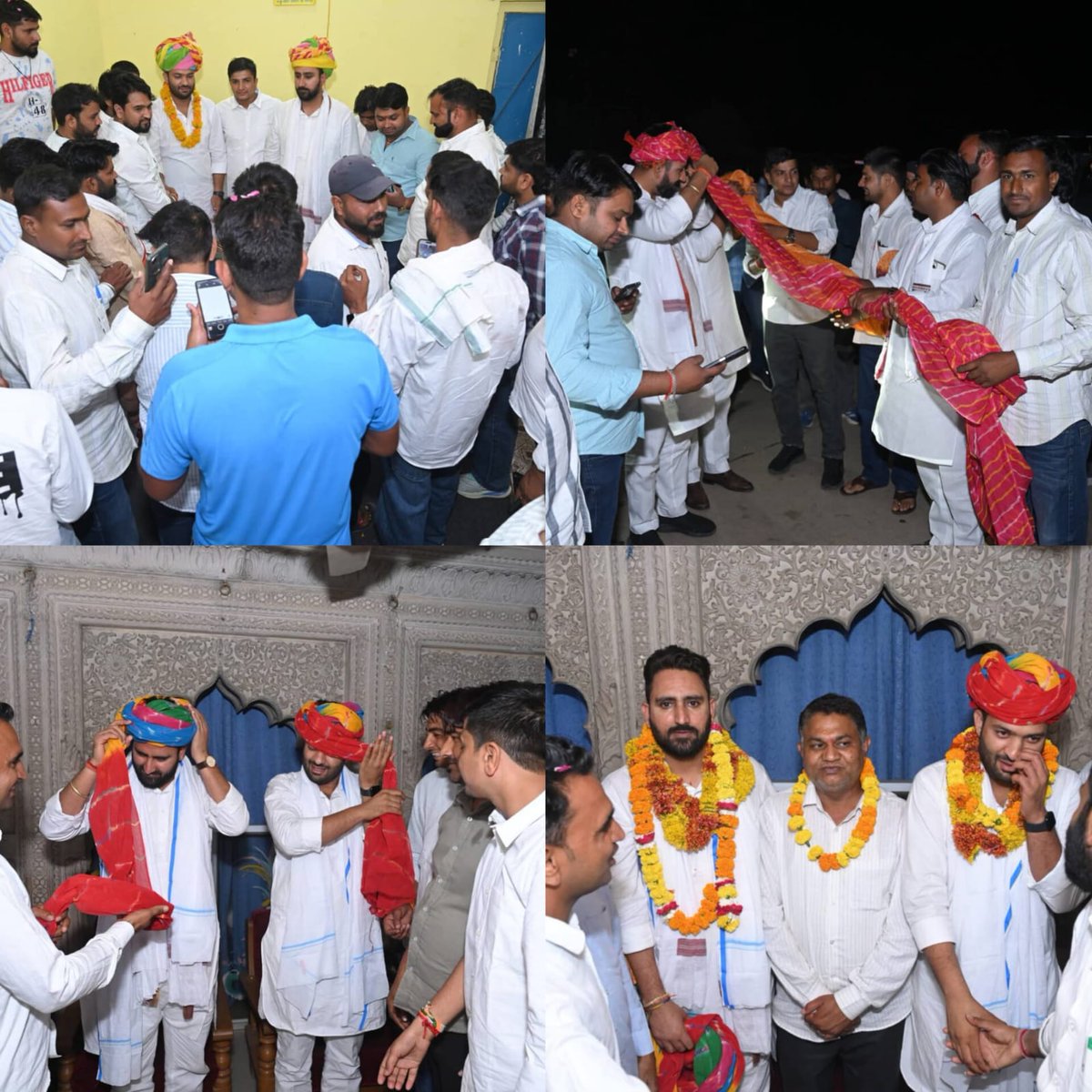 करौली में युवा कांग्रेस चुनाव के जनसंपर्क अभियान के दौरान युवा साथियों से मिला अपार स्नेह और समर्थन मेरे लिए सबसे बड़ी ऊर्जा है।
भारी बरसात और रात के अंधेरे के बावजूद गत दिवस मिला आपका साथ और प्यार अविस्मरणीय है। 

अनिल चौपड़ा
प्रदेशाध्यक्ष पद हेतु 
राजस्थान युवा कांग्रेस