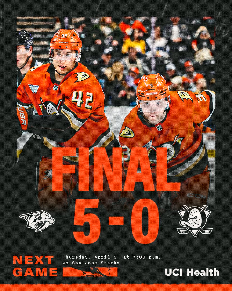 AnaheimDucks's tweet image. Final

#FlyTogether