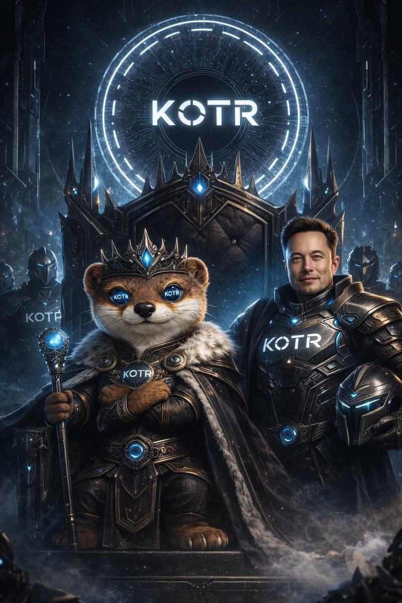 DuwiSic's tweet photo. The King has risen 👑

$KOTR is not just a token — it's a kingdom.
Built different. Stronger LEDs.
ELON IS JUST OUR SLAVE
Even legends follow. ⚡
@KOTRSTUDIOS
#KOTR #Crypto #MemeCoin #Web3 https://t.co/zdvtp3jrSv