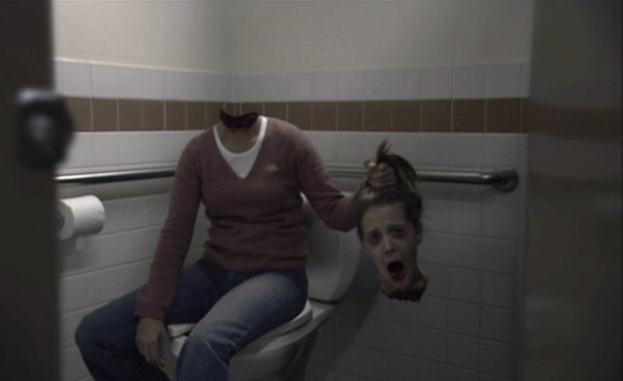 MistrelofHorror's tweet image. No matter how many times we see it, people really need to use bathroom stall locks!  Not for their privacy, but for the poor souls accidently walking in on them! @horror #stalls @TheTripp21 @JayWoelfel @EvilDeadMusical @jencrews73 @HammerGothic @ToxicLocket