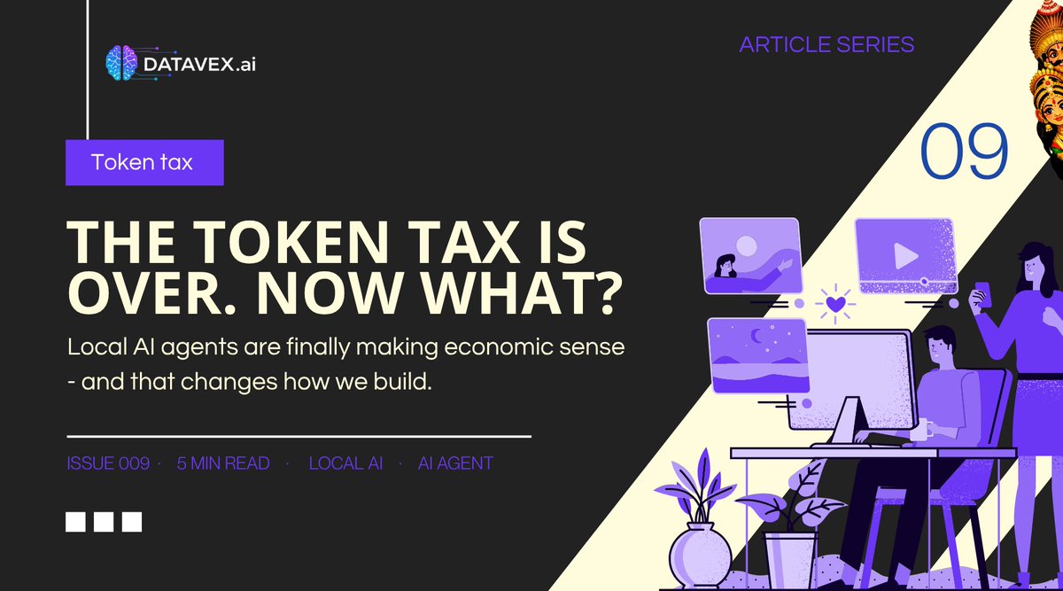 DatavexAI's tweet photo. What If Running an AI Agent Cost You Nothing? https://t.co/NljDXPsLAl https://t.co/r2DddrBGMB